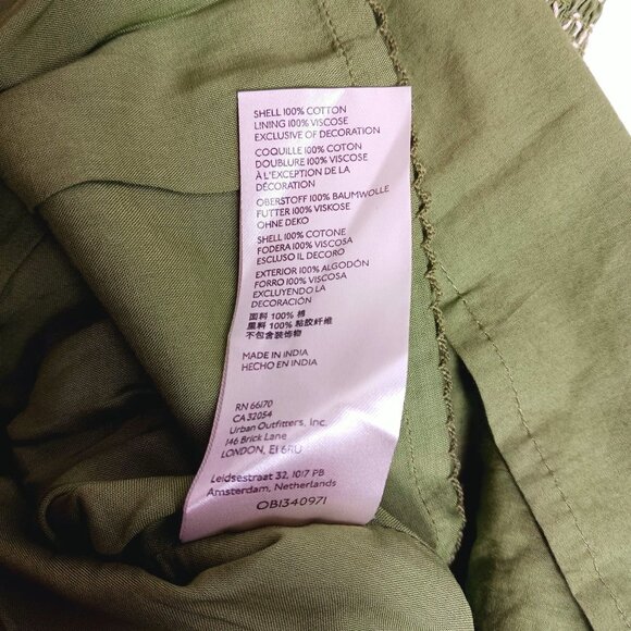 Anthropologie Maeve Smocked Mini Skirt - Picture 8 of 9